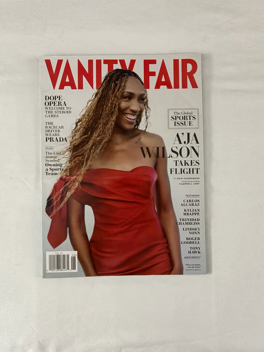 Vanity Fair “A’JA Wilson Takes Flight” Issue Sports 2026 Magazine